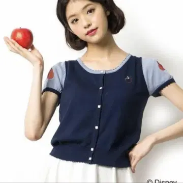 시크릿허니 디즈니 백설공주 니트 가디건