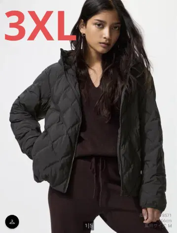 UNIQLO 퍼퍼 자켓 블랙 WOMEN 3XL