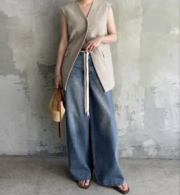 Plage 플라주 RIAM SUPER LOOSE 데님 36