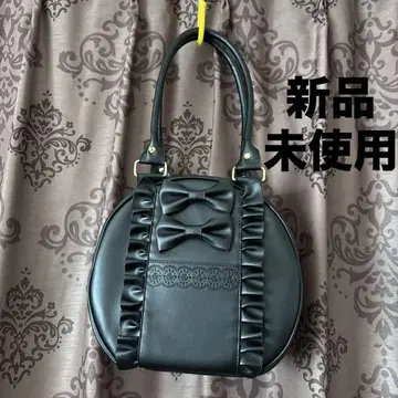 axes femme kawaii 미사용 새상품 더블 리본 라운드 백
