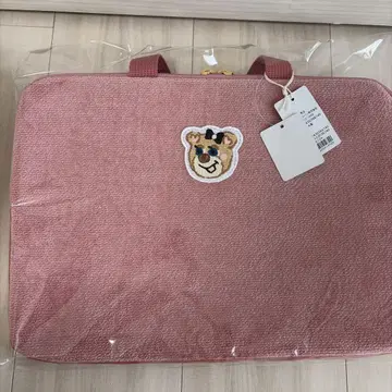 새상품 라브러리 브리프 케이스 핑크 페이러 올드 테디걸