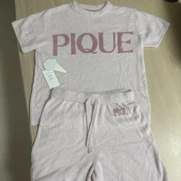 PIQUE 룸웨어 세트 핑크