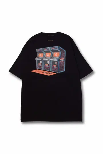 ARCADE GAME TEE BLK