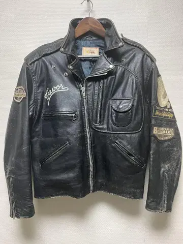 리트레보 블랙 더블 라이더 자켓