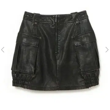 MELT THE LADY fake leather mini skirt
