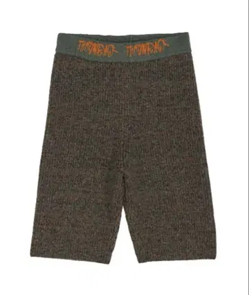 WAIST LOGO KNIT BIKER PANTS