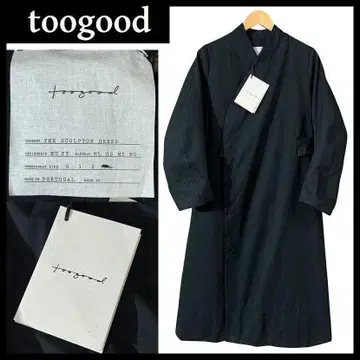 정가 148500엔 미사용 투굿 스컬프터 드레스 롱 자켓
