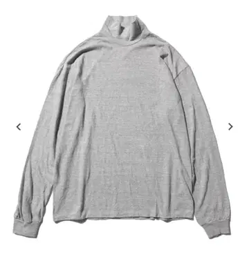 오라리 SEAMLESS 하이넥 L/S 티