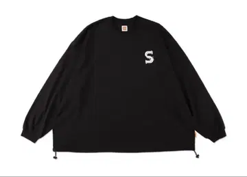 seesee 블랙 긴팔 티셔츠