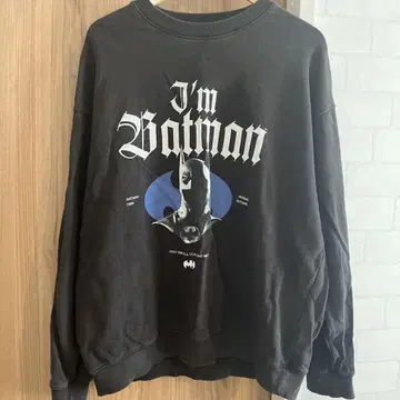 Batman 빈티지 가공 맨투맨