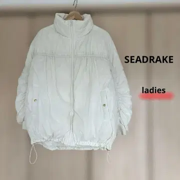 SEADRAKE 아이보리 화이트 다운 자켓 경량