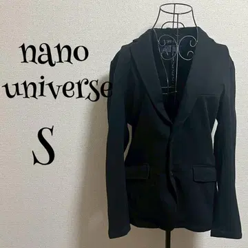 나노 유니버스/S/블랙/테일러드 자켓/폼 말