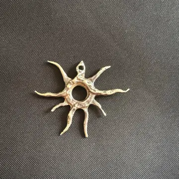 실버 925 태양형 펜던트