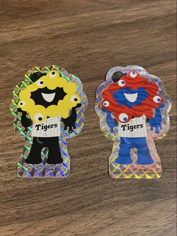 한신 타이거즈 미야쿠미야쿠 스티커 블라인드 사용 시 한신 타이거즈