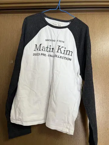 완판템 Matin Kim 긴팔 T셔츠