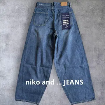 새상품 니코앤드 niko and - JEANS 와이드 데님 L
