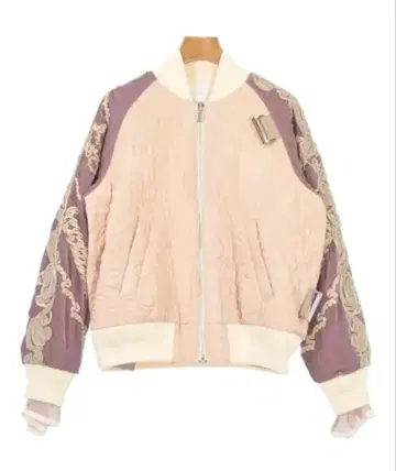 sacai 블루종 자켓 MA-1 사카이 자수 아우터