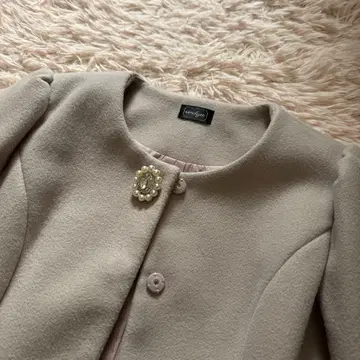 evelyn 비쥬 코트 핑크