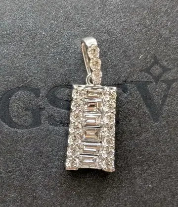 GSTV 플라티나 950 다이아몬드 펜던트 탑
