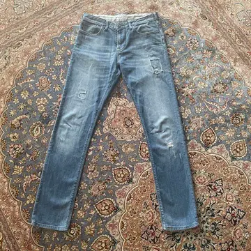 ARMANI JEANS 아르마니 청바지 데미지 가공 슬림 핏 29