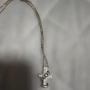 BLACK label 크로스 펜던트 목걸이 928