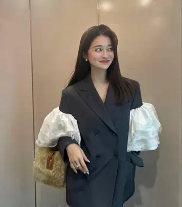 bibiy BIBIY 프릴 테일러드 자켓
