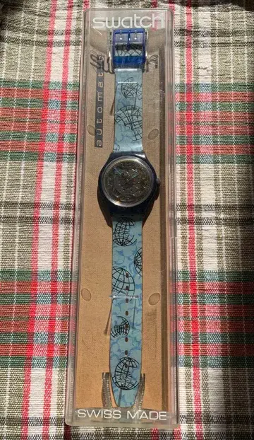 swatch Automatic 지구본 디자인