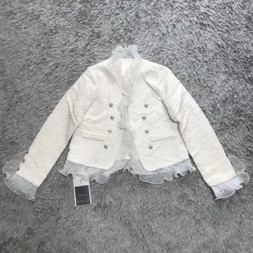 Evafreedom 노카라 트위드 자켓 M
