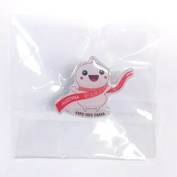 오사카 간사이 엑스포 오스트리아 한정판 핀 배지 빨흰빨