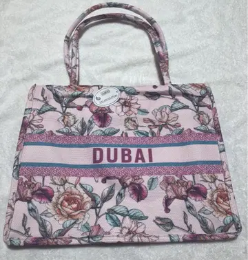 꽃무늬 DUBAI 토트백 두바이 두바이 기념품 비치백 엄마백