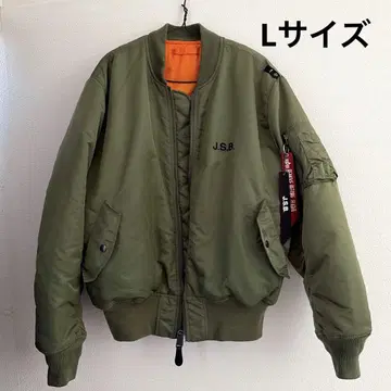J.S.B. ALPHA MA-1 플라이트 자켓 올리브 그린 L