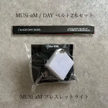 Da-iCE 팔찌 라이트 MUSi-aM / DAY 벨트 2개 세트