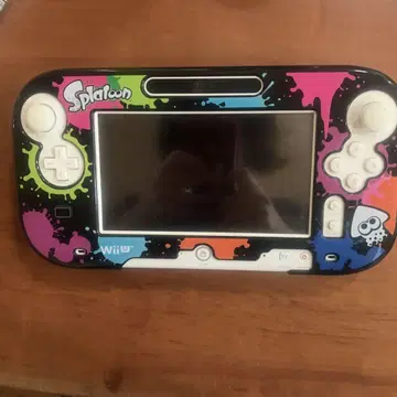 Wii U 게임패드 스프라툰 디자인 본체만