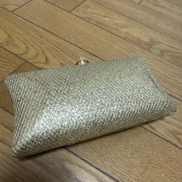 골드 파티 백 클러치