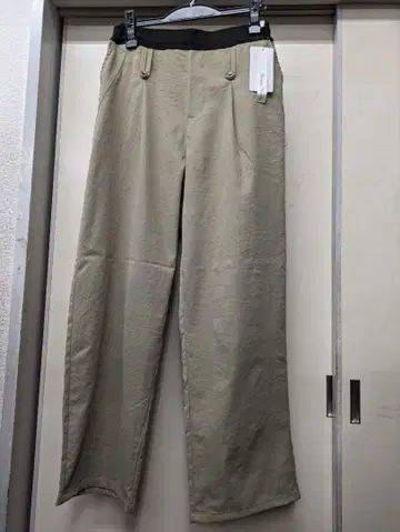 가을 상품 Seriously 오샤레스 와이드 팬츠 L 사이즈 베이지