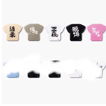5종 캔뱃지 T셔츠 컬렉션 걸즈 크라우드 총집편