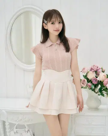 미셸 마카롱 슬림 레그 스커트 슬림 레그 스커트 화이트 아이보리 S