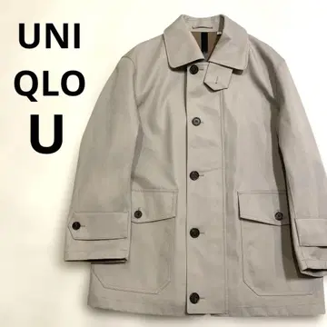 새상품급 유니클로 U 남성용 블록 테크 코트