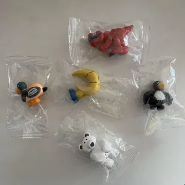 동물 캐릭터 캡슐 토이 6개 세트