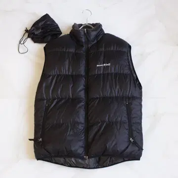 mont-bell 알파인 다운 베스트 L 사이즈 블랙 수납 봉투 포함