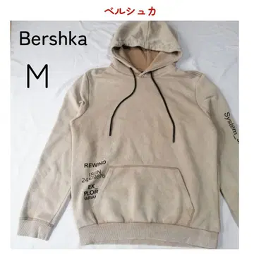 Bershka 버쉬카 후드티 베이지 M 남성용 여성용