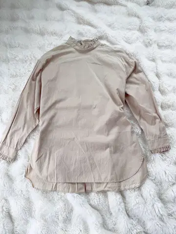 UNITED ARROWS 코튼 100% 베이지 긴팔 셔츠