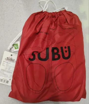 새상품 미사용 SUBU 레드 스브 다운샌들 SB-334 28cm