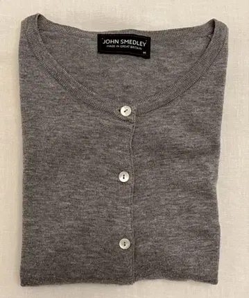 JOHN SMEDLEY 그레이 가디건 긴팔