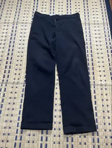 Dickies 874 블랙 34 x 32 골든 사이즈 구제 의류 바이커