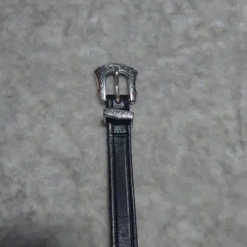 토리 가죽 벨트 3/4 inch 3-Piece Silver Buckle