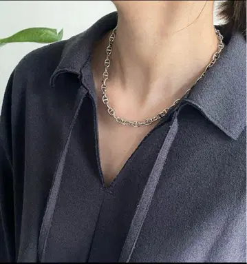 DOU DOU 실버 목걸이