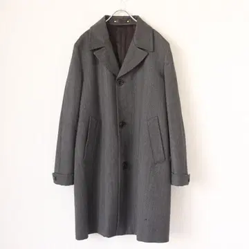 Paul smith 체스터 코트 M 사이즈 헤링본 그레이