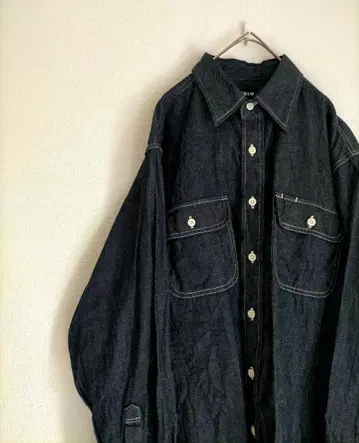 올드 유니클로 데님 긴팔 셔츠