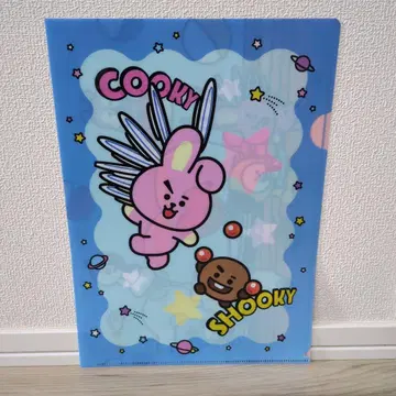 BT21 콜라보 쿠라스시 클리어 파일 COOKY 슈키